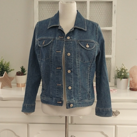 J. Jill Jackets & Blazers - Women's Denim Jacket